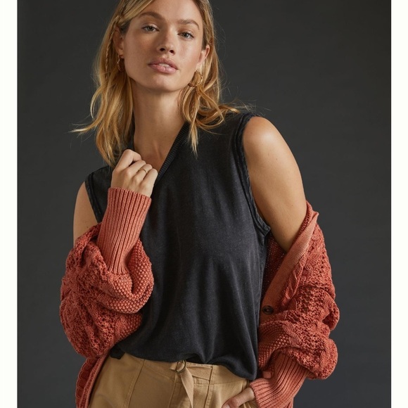 Pilcro Tops - Pilcro | Anthropologie crew neck tank top size small